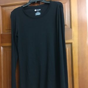 Black stylus long sleeve shirt